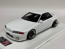 1/18 Ignition model Nissan Skyline GT-R R32 White Midnight Reina's IG3596 Leathe