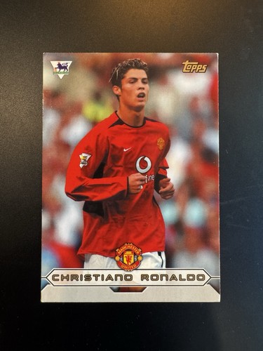 2003-04 Topps Premier Gold 2004 CRISTIANO RONALDO #MU6 Rookie -Rare! READ🔥