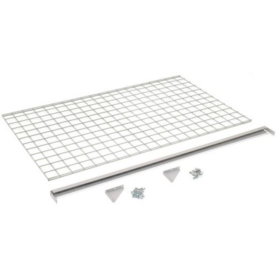 Global Industrial Wire Mesh Security Cage Accessory Shelf 48''W x 24''D
