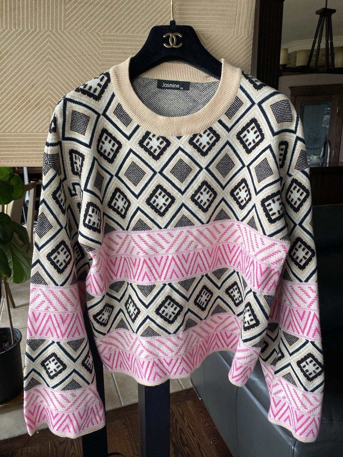 Leg Pant Suit Two Piece Sets Knitwear Sweater Tracksuits Women Sweater