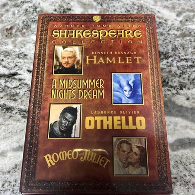 Shakespeare Collection Hamlet Midsummer Night's Dream Othello Romeo & Juliet DVD