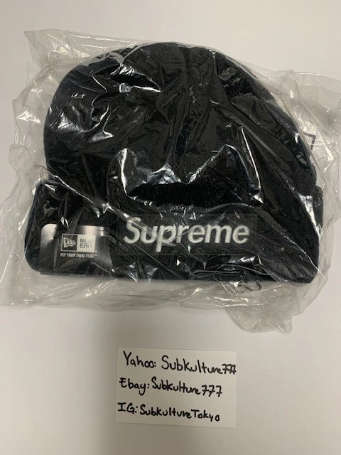 BONNET Supreme Supreme neuf rare logo boîte noire