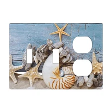 Nautical Themed Wall Plate Single-pole Toggle Switch Board Suitable Home Decor