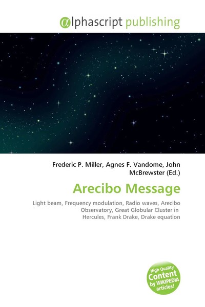 Frederic P. Miller (U. A.) | Arecibo Message | Taschenbuch | Englisch (2026)-image