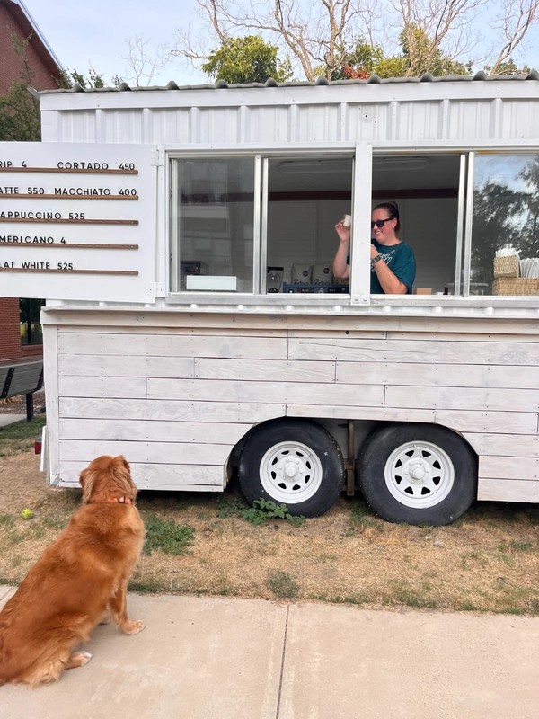 16ft mobile food / coffee trailer in texas - comes w fridge & ice maker