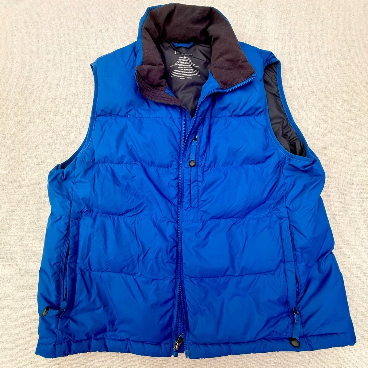 mens ll bean down vest products for sale | eBay