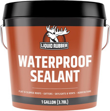 Waterproof Sealant   DIY Leak Repair Coating for Flat, Metal  Low Slope Roofs,