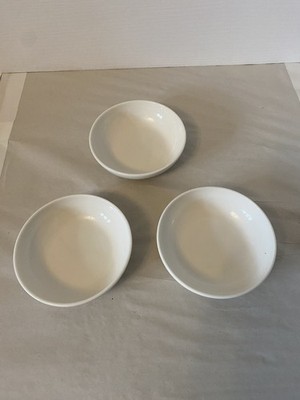 British Airways, Royal Doulton kleines weißes Keramik Geschirr 3er Set