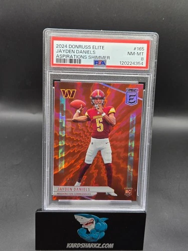 2024 Panini Donruss Elite - Rookies Jayden Daniels #165 /875 Rookie PSA 8