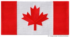 LARGE CANADA FLAG PATCH embroidered iron-on C...