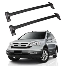 Roof Rack Set Cross Bar For 2007-2011 Honda CRV CR-V Luggage Cargo Carrier Black