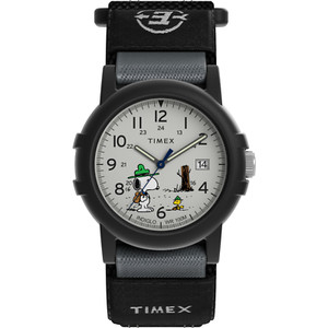 Timex Expedition x Peanuts Beagle Scout Wrapstrap White Dial Watch (TW4B29100)