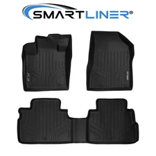 SMARTLINER Custom Fit Floor Mats Liner Set All Weather 2015-2017 Nissan Murano