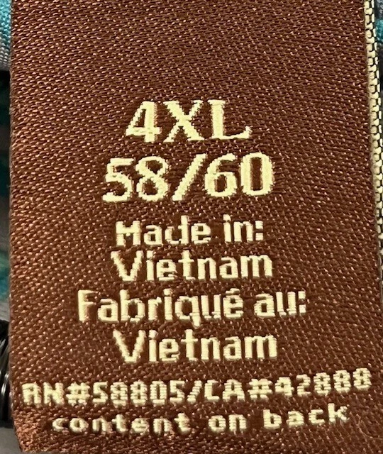 Blazer Oak Hill Hombre 4XL 58/60 Azul Diseño Floral Interior 2 Botones Usado en Excelente Condición Foto 3 de 4