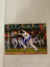 J.C. Cardenas  2016 Signed Lansing Lug Nuts Team Card