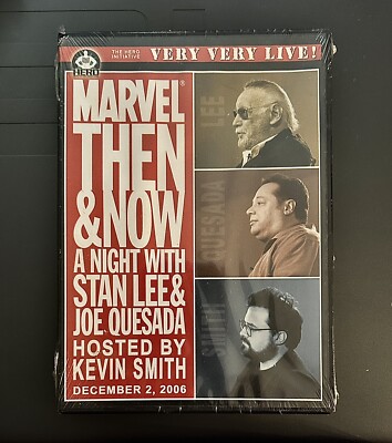 Marvel: Then & Now - A Night With Stan Lee, Joe Quesada (DVD) 1H10M PG   Sealed