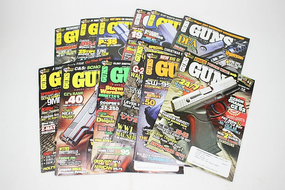Vintage 2004 Guns Magazine Complete Year - Lot of 12 - Image 2 of 2