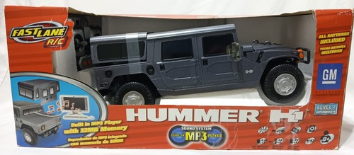 Vintage 1:10 Scale RC Fast Lane H1 Hummer Humvee W Built In Mp3 Player Hard Body - Picture 1 of 8