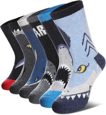 Kids Merino Wool Hiking Socks for Boys Girls Toddlers Thermal Winter Warm Thick