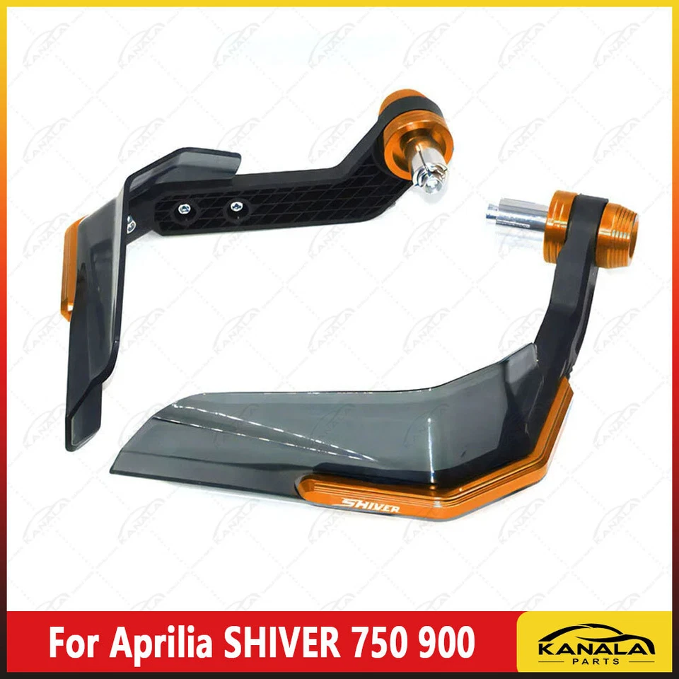 NEW For Aprilia SHIVER 750 900 CNC Handguard Shield Hand Guard Protector Wind Foto 2 de 4