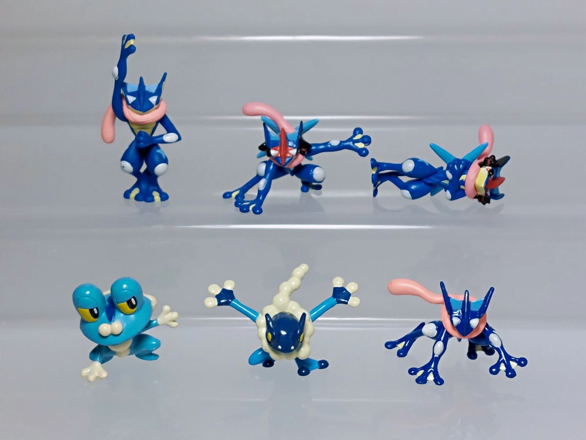 Ash's Greninja Frogadier Froakie Pokemon Get Collections Figure Tomy  0.9-1.75in | eBay