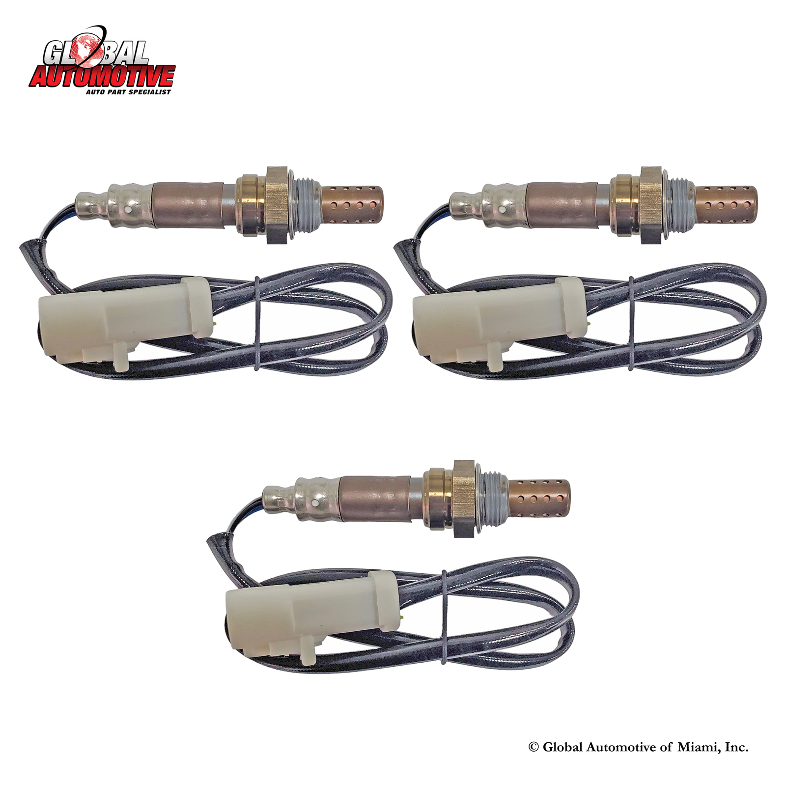 Set of 3 New Oxygen O2 Sensor for 1994-2005 Mazda B3000 Pickup V6 3.0L