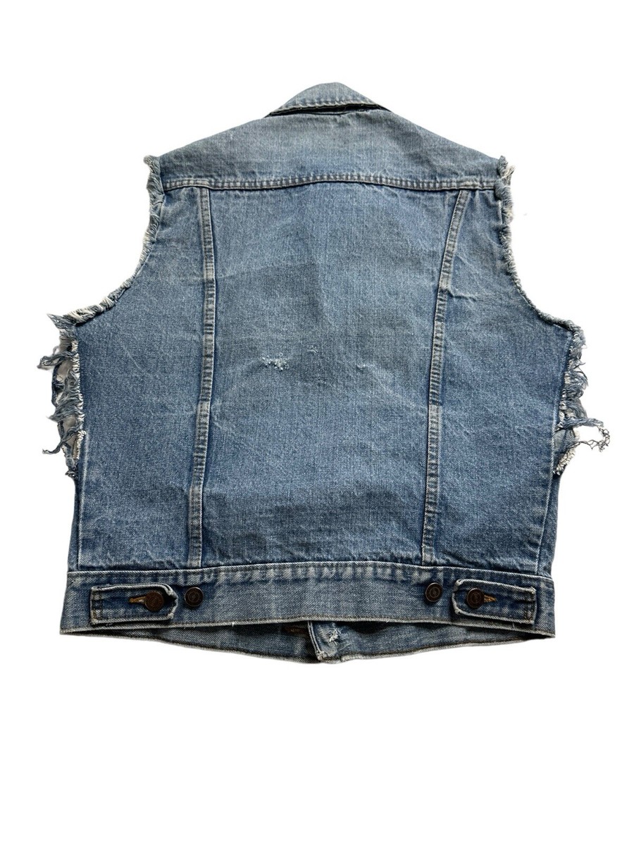 トップス 60-70s Sears Roebucks Denim Boa Vest /XL Sears Roebucks Denim Vest with Faux Shearling Lining – Idylwild