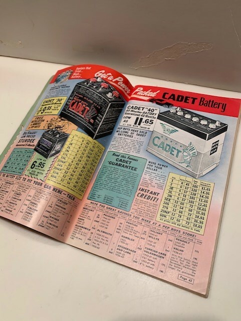 1962 PEP Boys catalog excellent original hardware catalog auto | eBay