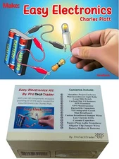 Make: Easy Electronics Kit Components Pack Learn Beginner DIY circuits kids  