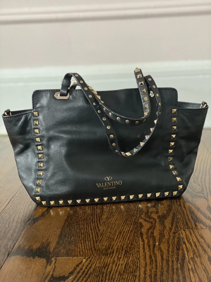 UhfmrShops, Valentino Garavani Rockstud trapeze tote bag