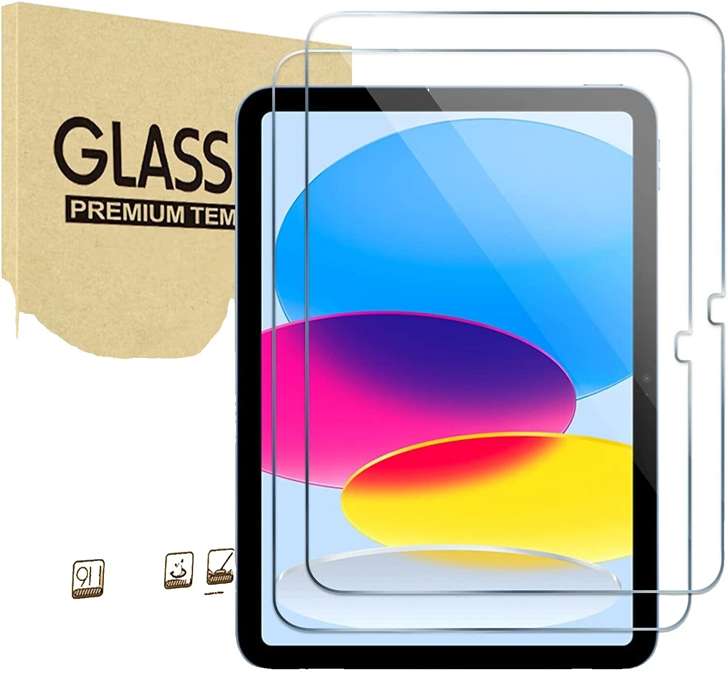 Tempered Glass Tablet & eReader Screen Protectors for Apple Apple iPad 2