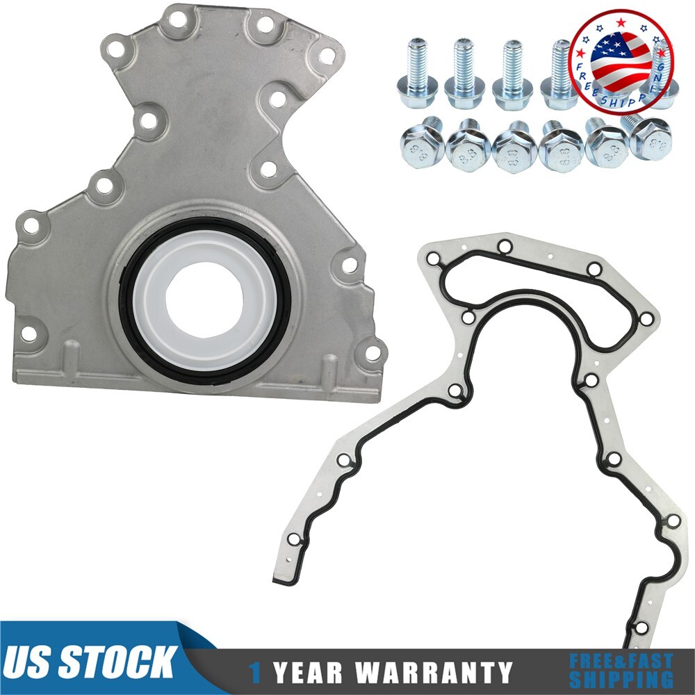 Rear Main Seal Cover Kit W/Gasket Bolts For Chevy Silverado Suburban GMC Sierra Yukon 4.8 5.3 6.0 6.2L 635-518 12633579 12639250 In | Whizz Main - Foto 14