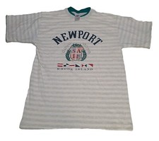 VTG Soft As A Grape Shirt Newport Rhode Island Made In USA Single Stitch Sz L