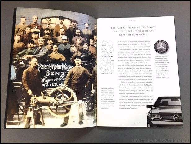 1993 Mercedes Benz 40-page  Brochure Catalog 300CE 300TE 300E 500SEC 300SE 190E Foto 3 de 4