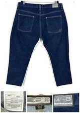 Vintage Jordan Two3 Jeans Mens 40x25 USA Made Baggy Blue