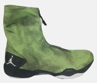 Air Jordan 28 Basketball Shoe SZ 14 Nike Green Camo Electric 584832-301  XX8