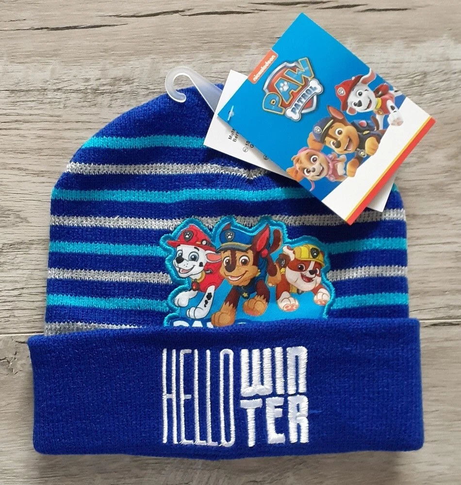 BONNET PAT PATROUILLE DISNEY TAILLE 52 54 ENFANT GARCON SKI