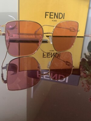 極美品♡FENDI サングラス ピンクブラウン スクエア型 FENDI - フェンディ サングラス FS488K プラスチック レディース