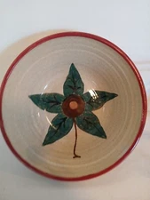 2013 Liberty Pottery Becky Roscoe Limited Edition Ceramic 9'in Salad Bowl Reeva 