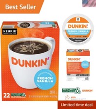 French Vanilla Flavored Coffee, 88 Keurig K-Cup Pods 22 CountPack of 4