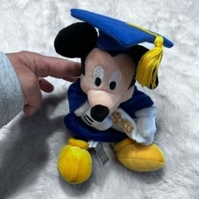 Disney Store Class of 2003 graduation Mickey Mouse bean bag plush