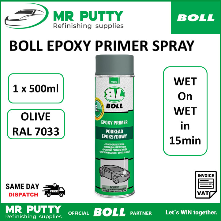 Epoxy primer BOLL 0.5L olive SPRAY anti-corrosion 500ml aerosol