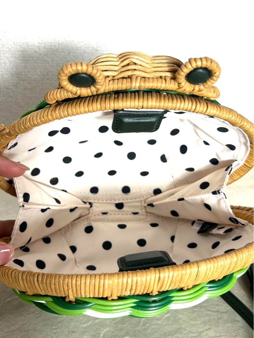 Kate Spade New York Wicker Frog Handbag Very Rare | eBay