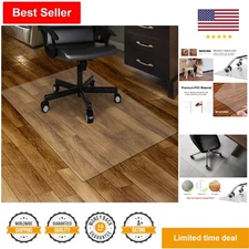 Transparent Chair Mat for Hardwood Floor - Effective Protection - 30 x 48 inches