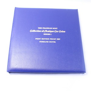 1969 The Franklin Mint Collection Of Antique Car Sterling Silver Coins Series 1 Ebay