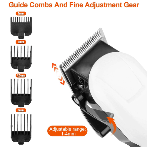 Profi Haarschneidemaschine Trimmer Rasierer Haarschneidemaschine Schneiden Bart Akku Friseur - Bild 9 von 26