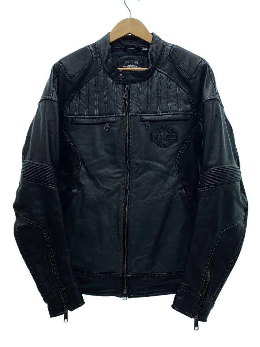 HARLEY DAVIDSON Leather Jacket Blouson M Cowhide Black 97007-20VM 