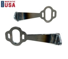 Pair Solid Straight Steel Brackets For 1928-1931 Model A Tail Light
