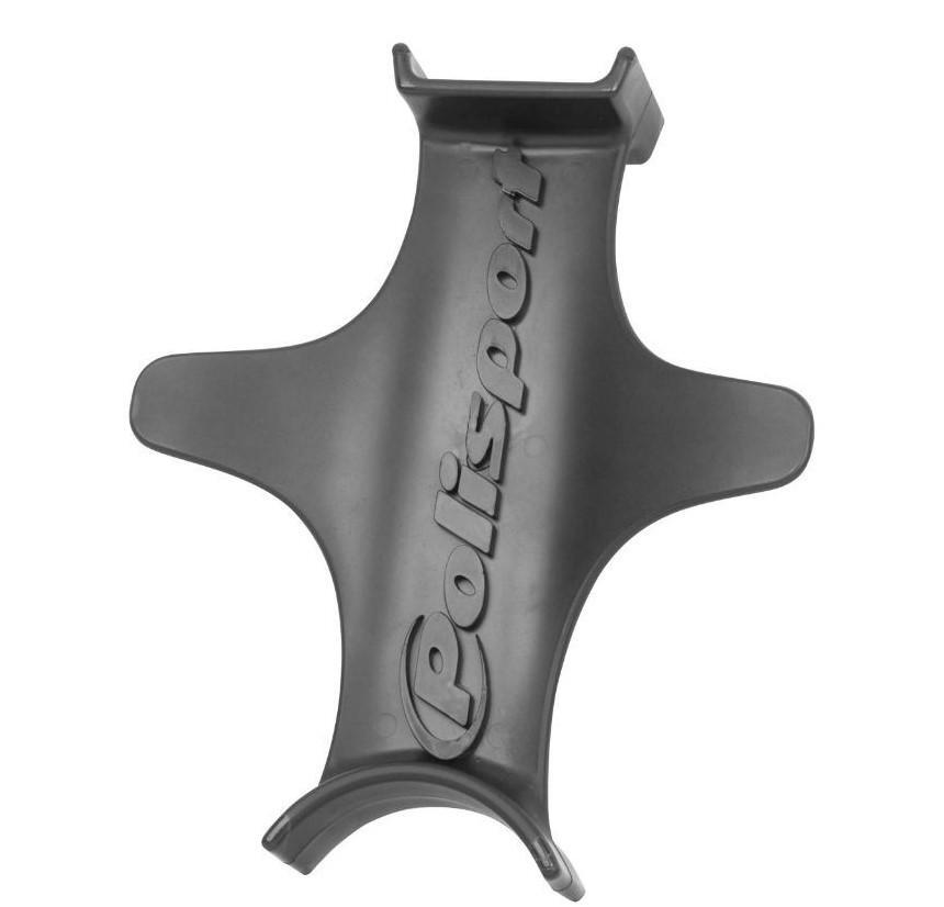 Bloque fourche de transport moto Polisport noir évite la compression des suspensions