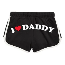 Athletic Booty Shorts Collection Humor Womens Cotton